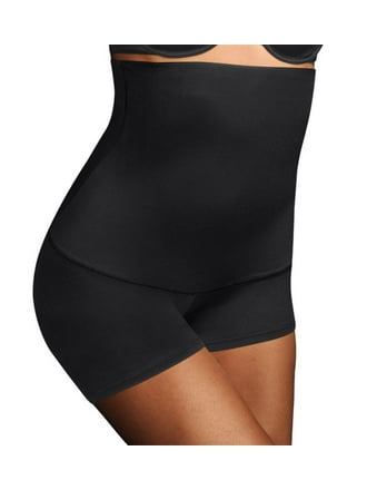 Flexees Womens Shapewear No Slip Hi Waist Firm Control Boyshort